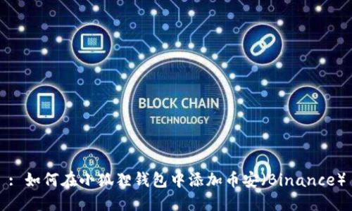 : 如何在小狐狸钱包中添加币安（Binance）